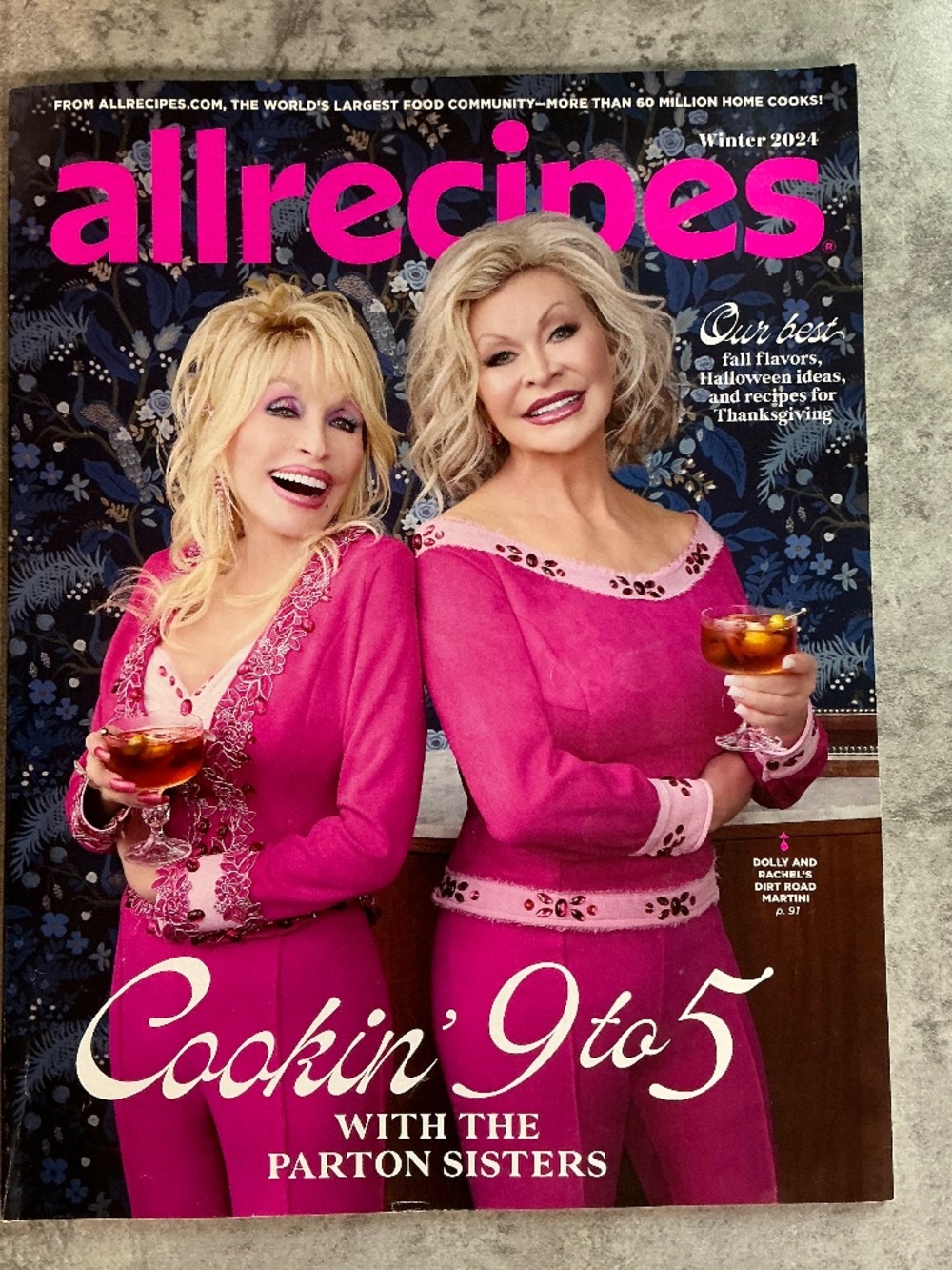 Dolly Parton AllRecipies Winter 2024 Edition With Sister Rachel Cookin’ 9 to 5